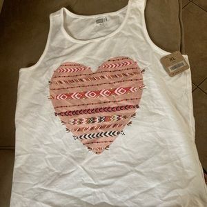 Crazy 8 Girls Heart Tank Top